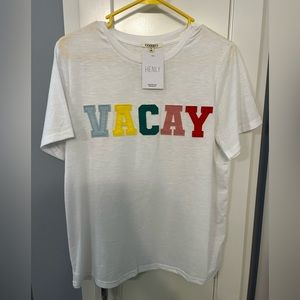 NWT Vacay T-shirt size L